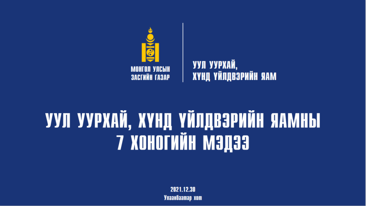 7 ХОНОГИЙН СТАТИСТИК МЭДЭЭ