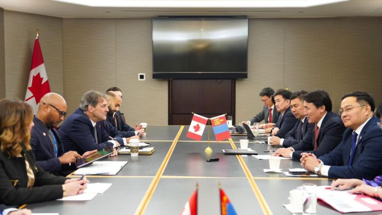 Minister Damdinnyam strengthens partnerships with Canada