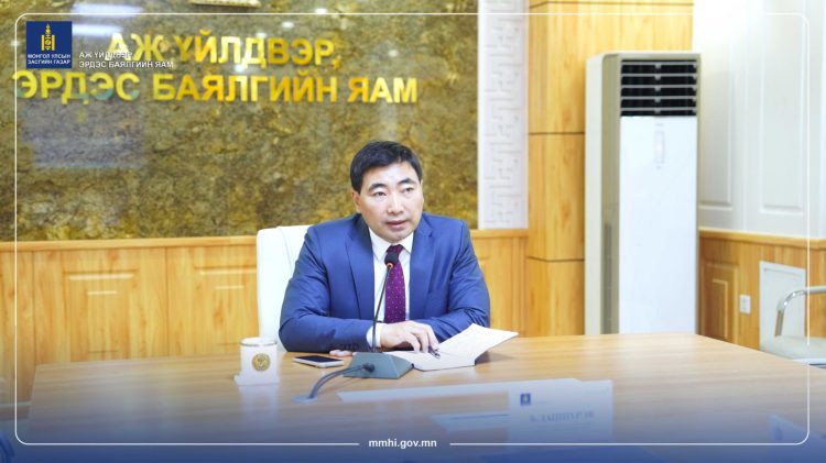 АҮЭБЯ-НЫ ТӨРИЙН НАРИЙН БИЧГИЙН ДАРГА Б.ДАШПҮРЭВ ШАТАХУУНЫ НӨӨЦИЙН АГУУЛАХ, ШИЛЖҮҮЛЭН АЧИХ БАЙГУУЛАМЖИЙН ТӨСЛҮҮДИЙГ ЭРЧИМЖҮҮЛЭХ ҮҮРЭГ ӨГЛӨӨ